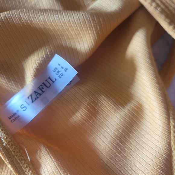 Zaful Dark Yellow Bikini Set 4 - Picture 4 of 4